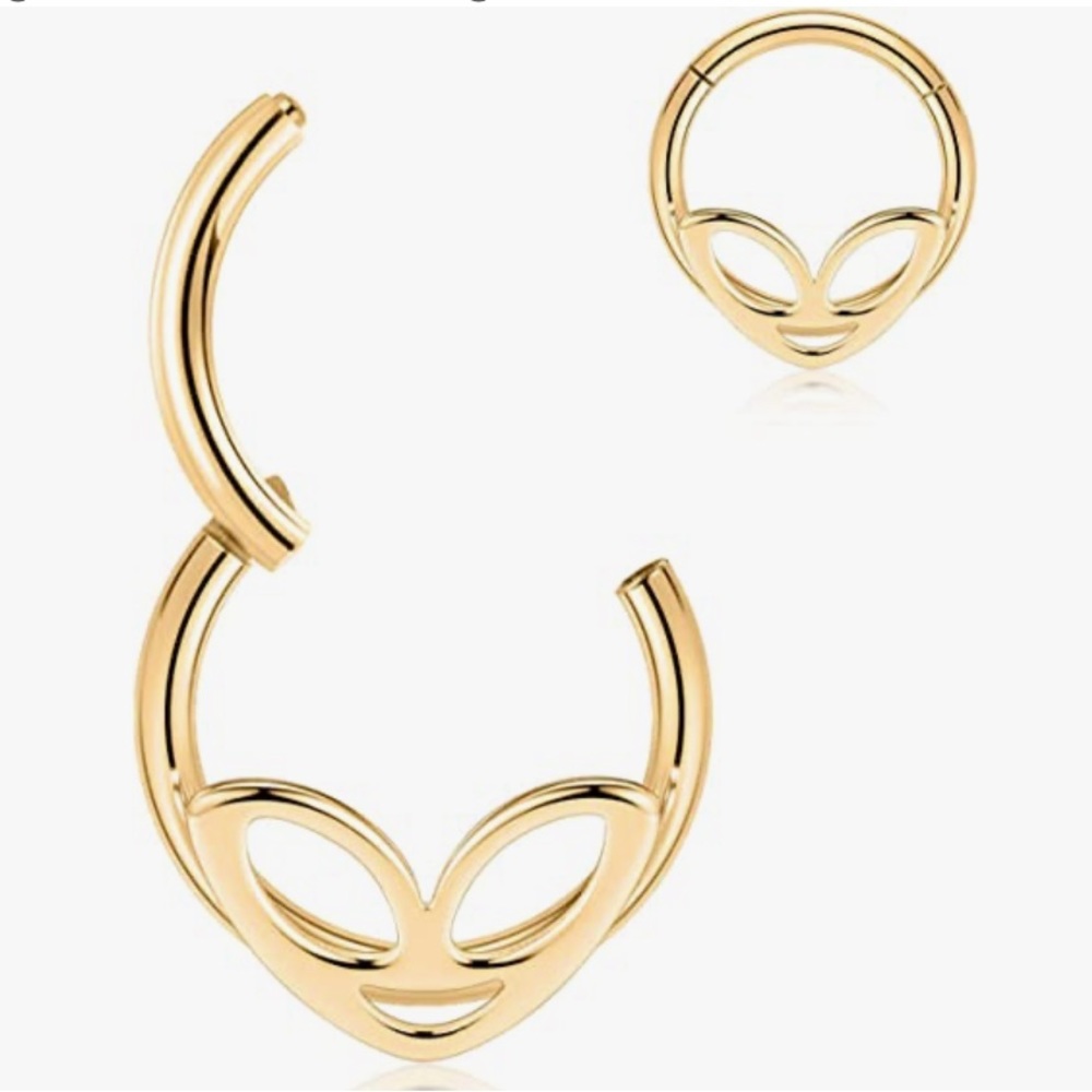 👽 Alien Head Body Jewelry Clicker - Picture 3 of 5